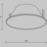 Декоративная рамка-отражатель MAYTONI WISE Ring057-7-CH